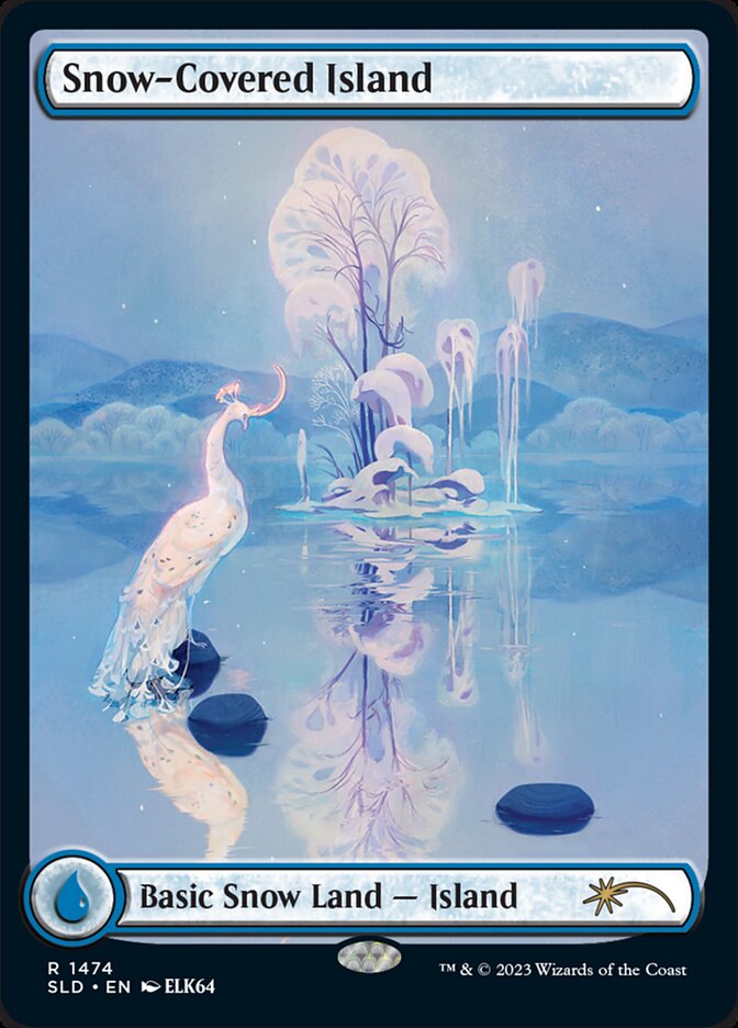 Ilha Nevada / Snow-Covered Island - Magic: The Gathering - MoxLand