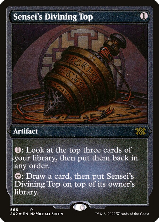 Tampo de Adivinhação do Sensei / Sensei's Divining Top - Magic: The Gathering - MoxLand
