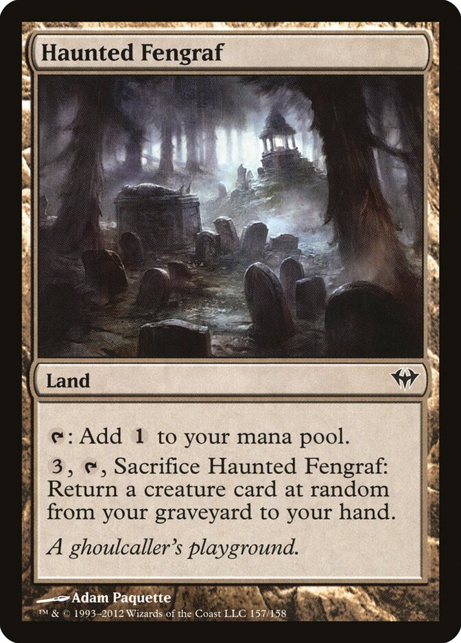 Cemitério Pantanoso Assombrado / Haunted Fengraf - Magic: The Gathering - MoxLand