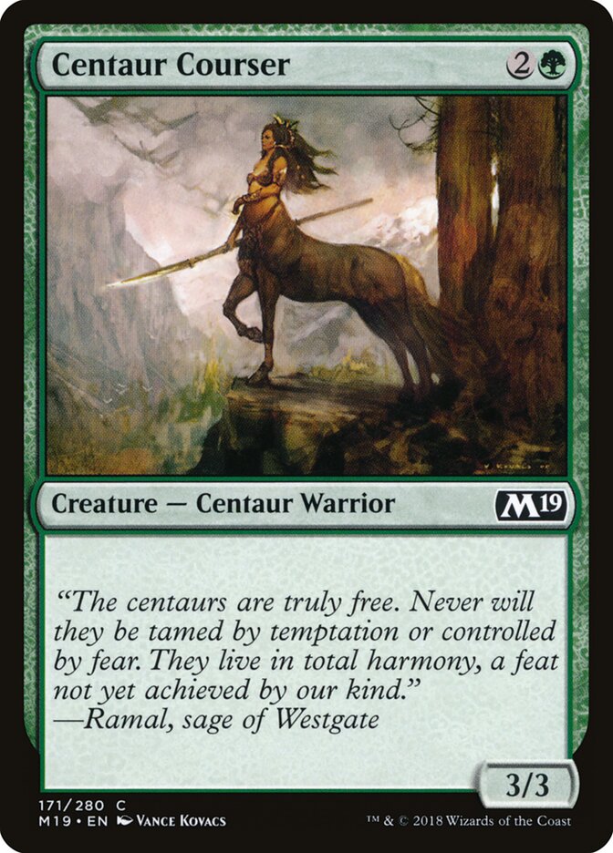Centaura-caçadora / Centaur Course