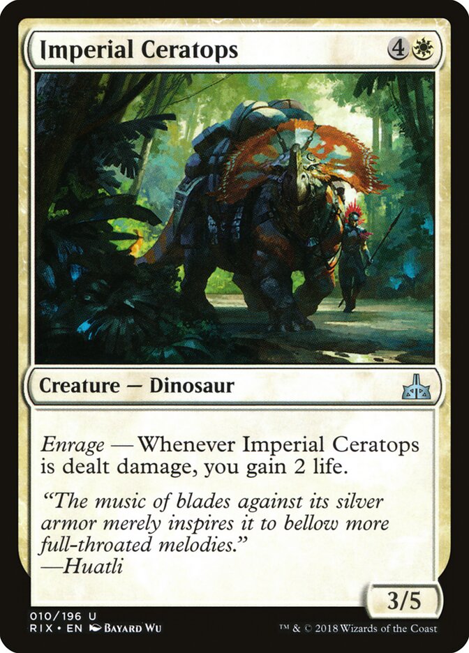 Cerátopo Imperial / Imperial Ceratops - Magic: The Gathering - MoxLand