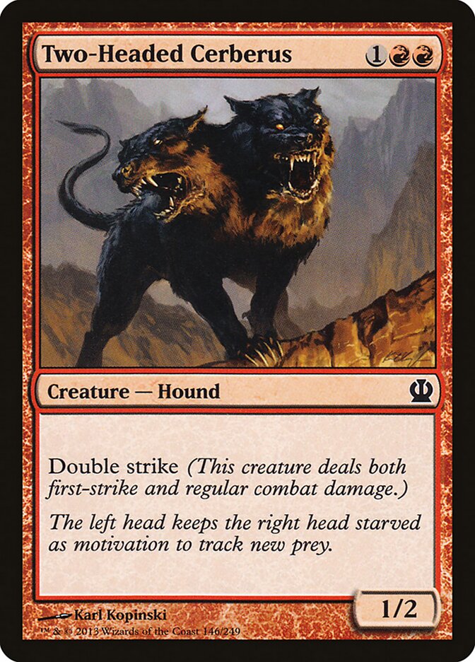 Cérbero de Duas Cabeças / Two-Headed Cerberus - Magic: The Gathering - MoxLand