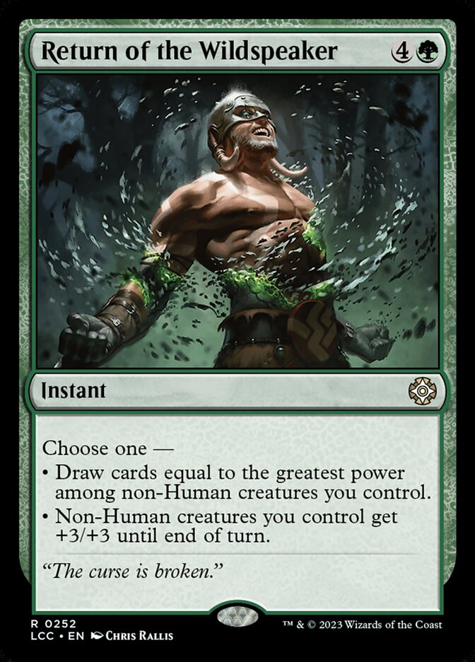 Retorno do Falabravo / Return of the Wildspeaker - Magic: The Gathering - MoxLand
