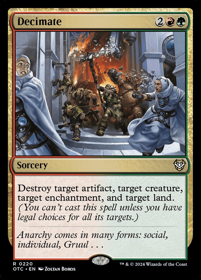 Dizimar / Decimate - Magic: The Gathering - MoxLand