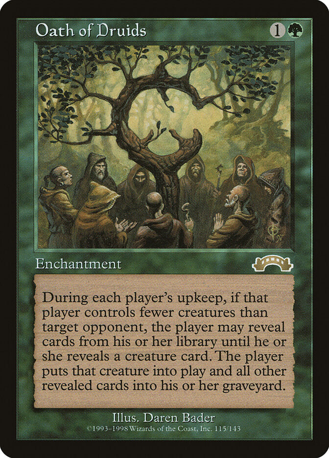 Juramento dos Druidas / Oath of Druids - Magic: The Gathering - MoxLand