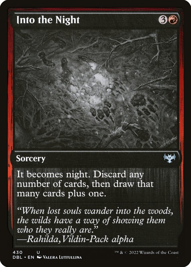Adentrar a Noite / Into the Night - Magic: The Gathering - MoxLand