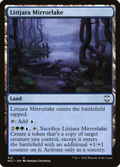 Lago Espelhado de Littjara / Littjara Mirrorlake - Magic: The Gathering - MoxLand