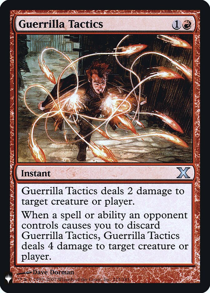 Táticas de Guerrilha / Guerrilla Tactics - Magic: The Gathering - MoxLand