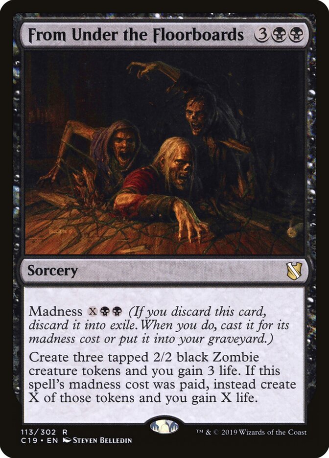De Sob o Assoalho / From Under the Floorboards - Magic: The Gathering - MoxLand