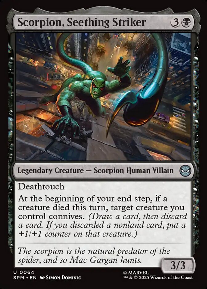 Scorpion, Seething Striker - Magic: The Gathering - MoxLand