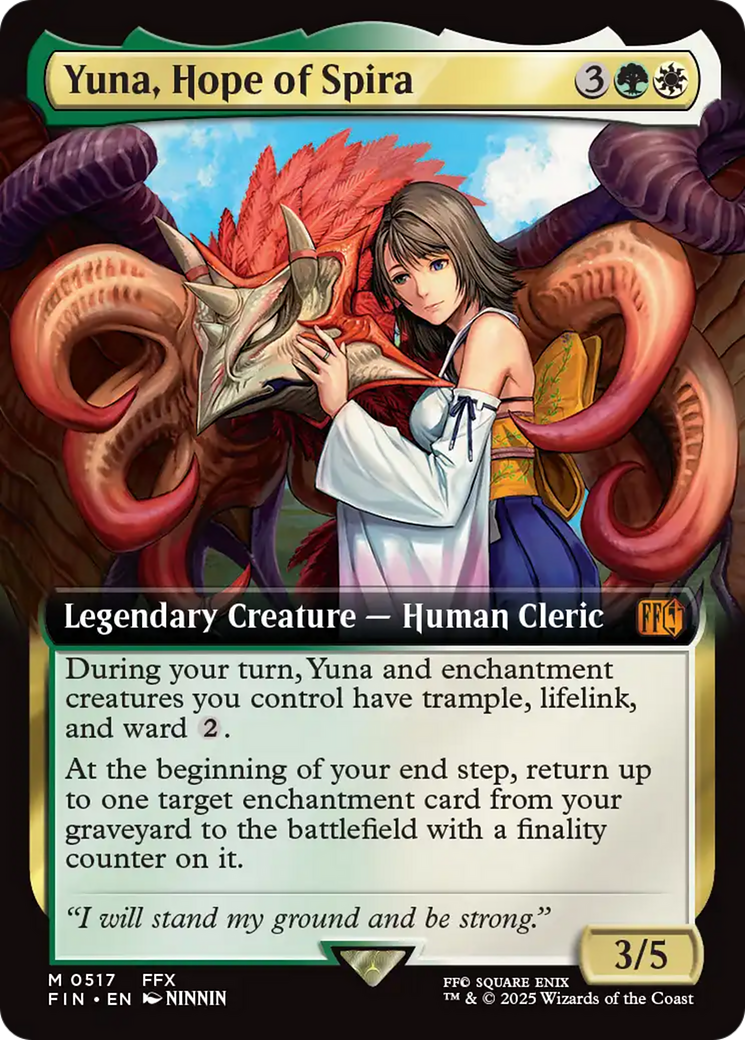 Yuna, Esperança de Spira / Yuna, Hope of Spira - Magic: The Gathering - MoxLand