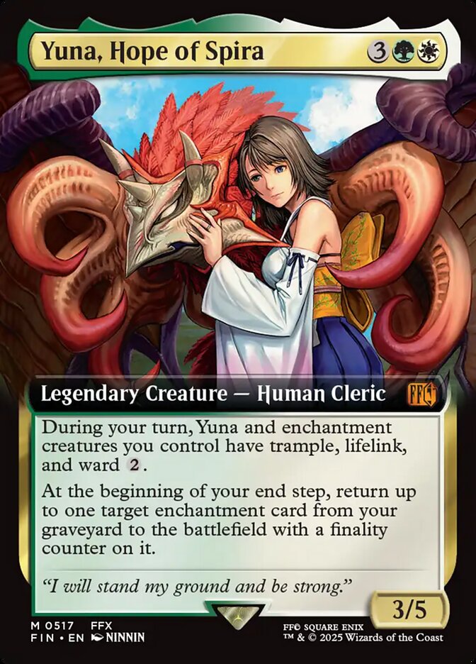 Yuna, Esperança de Spira / Yuna, Hope of Spira - Magic: The Gathering - MoxLand