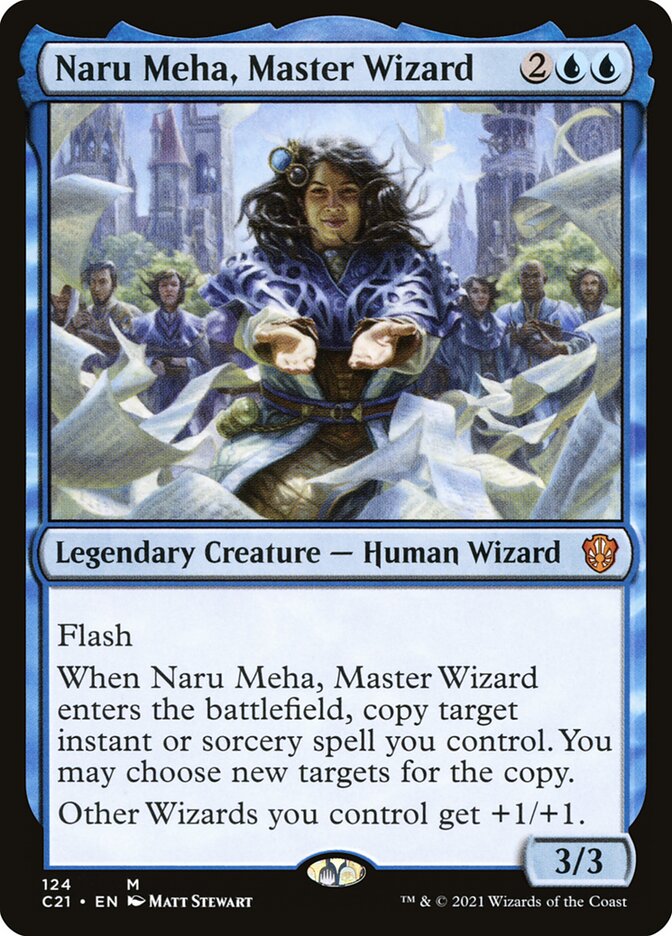 Naru Meha, Maga Mestra / Naru Meha, Master Wizard - Magic: The Gathering - MoxLand