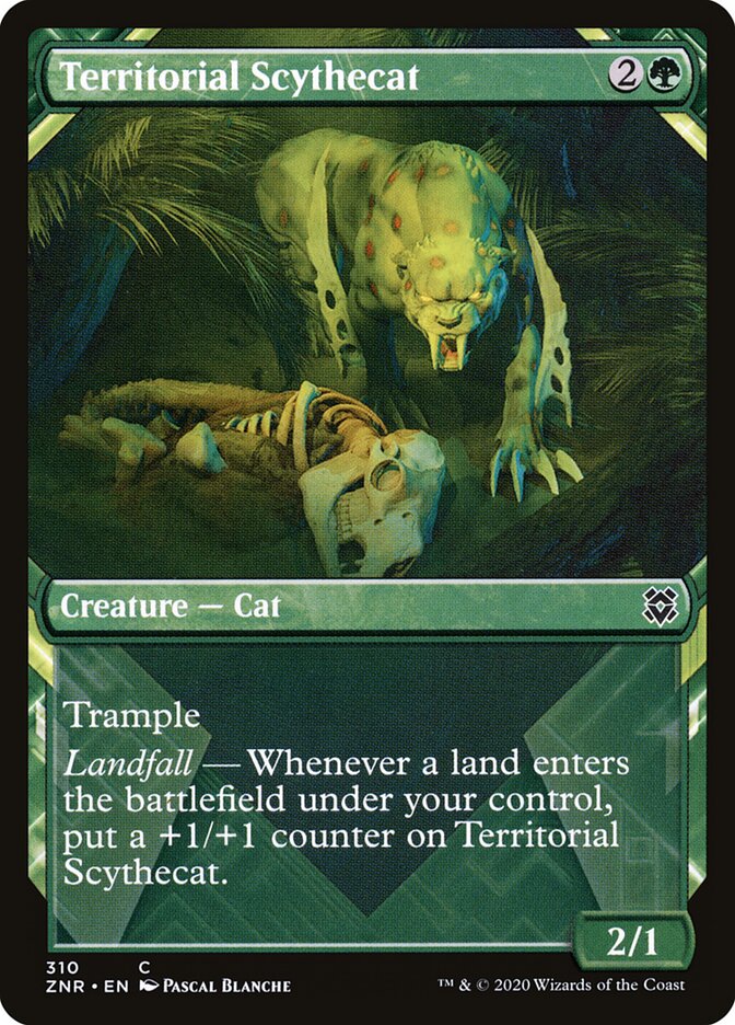 Foicepardo Territorial / Territorial Scythecat - Magic: The Gathering - MoxLand