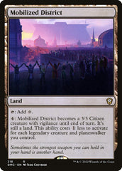 Distrito Mobilizado / Mobilized District - Magic: The Gathering - MoxLand