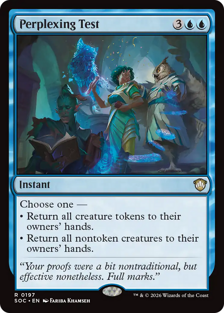 Teste Desconcertante / Perplexing Test - Magic: The Gathering - MoxLand