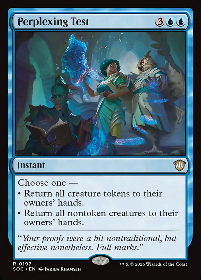 Teste Desconcertante / Perplexing Test - Magic: The Gathering - MoxLand