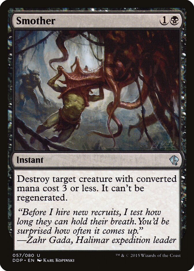 Sufocamento / Smother - Magic: The Gathering - MoxLand
