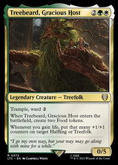 Barbárvore, Anfitrião Gracioso / Treebeard, Gracious Host - Magic: The Gathering - MoxLand