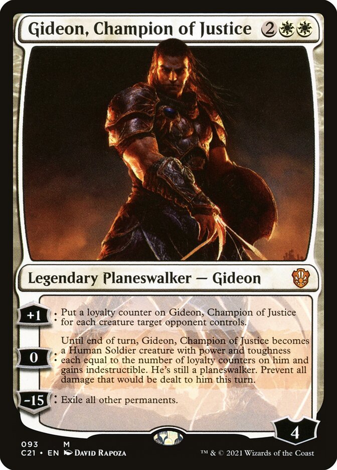 Gideon, Campeão da Justiça / Gideon, Champion of Justice - Magic: The Gathering - MoxLand