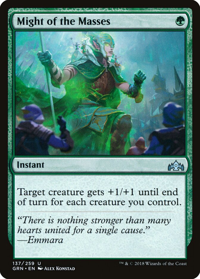 Força das Massas / Might of the Masses - Magic: The Gathering - MoxLand