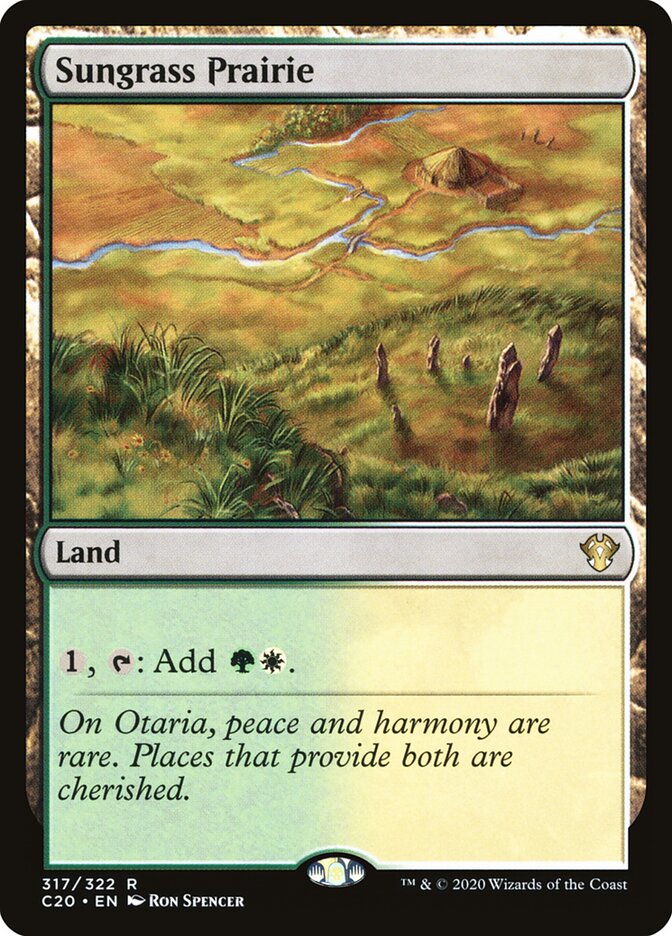 Pradaria de Capim Solar / Sungrass Prairie - Magic: The Gathering - MoxLand