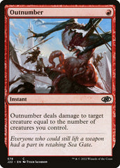 Suplantar em Número / Outnumber - Magic: The Gathering - MoxLand