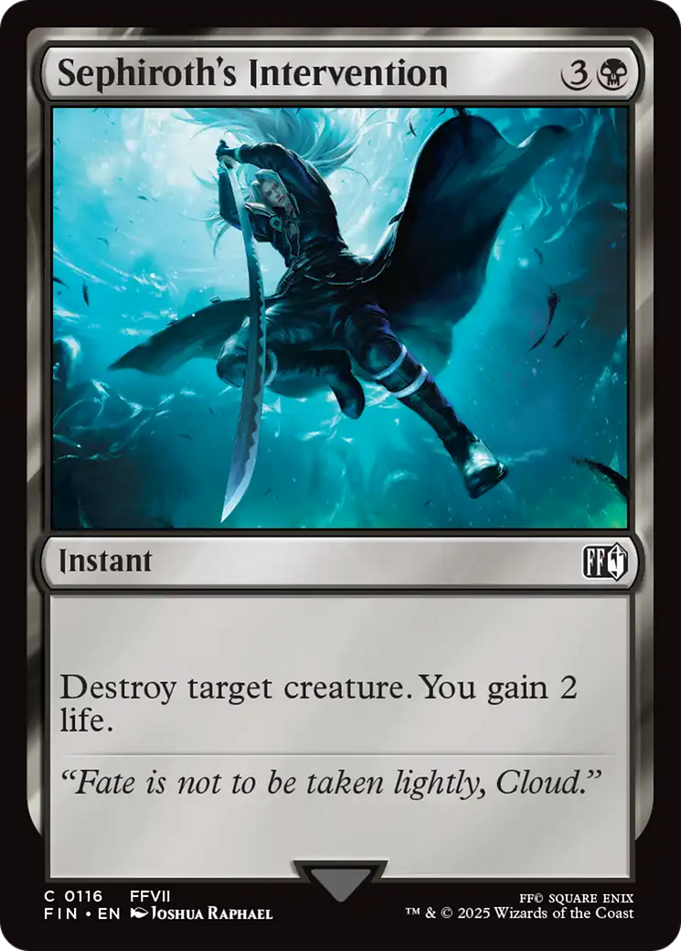 Intervenção de Sephiroth / Sephiroth's Intervention - Magic: The Gathering - MoxLand