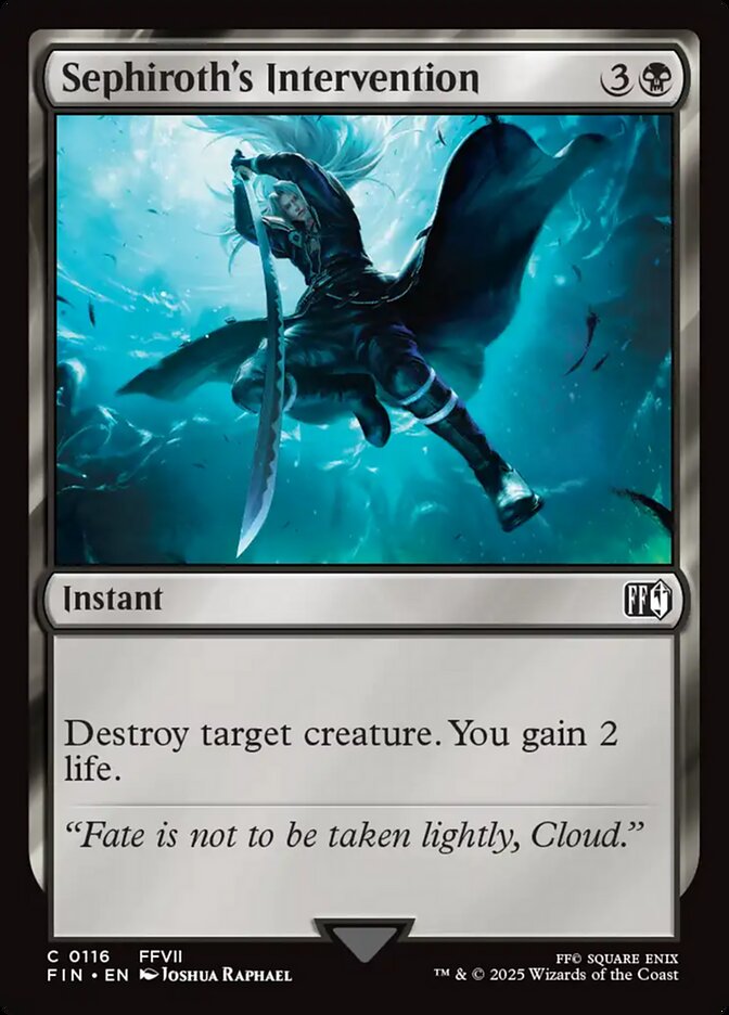 Intervenção de Sephiroth / Sephiroth's Intervention - Magic: The Gathering - MoxLand