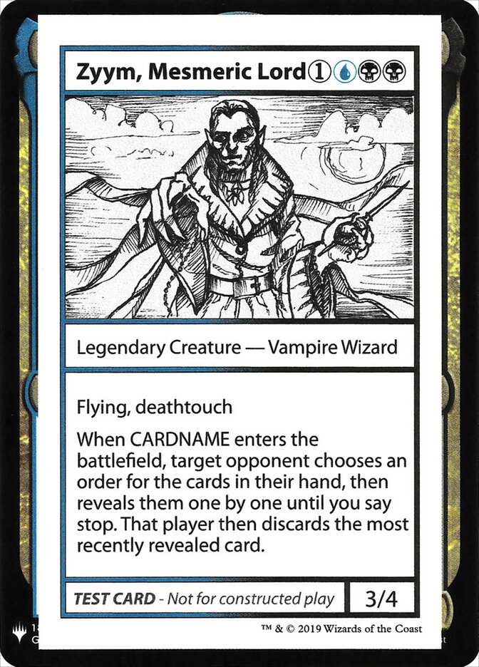 Zyym, Mesmeric Lord - Magic: The Gathering - MoxLand