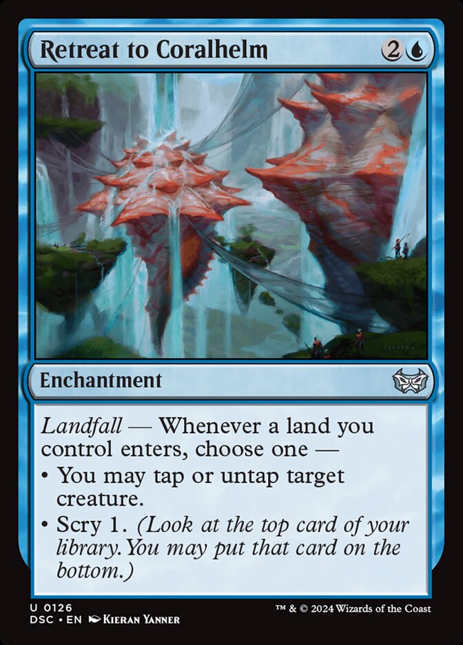 Retirada para Elmo de Coral / Retreat to Coralhelm - Magic: The Gathering - MoxLand
