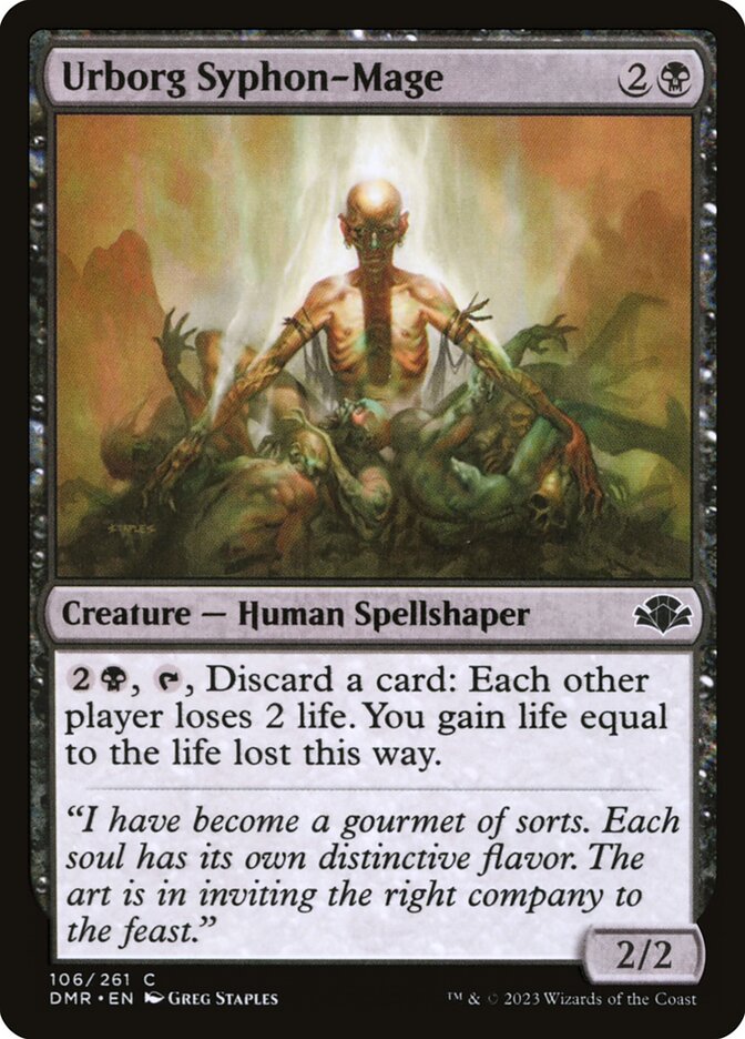 Mago-sifão de Urborg / Urborg Syphon-Mage - Magic: The Gathering - MoxLand