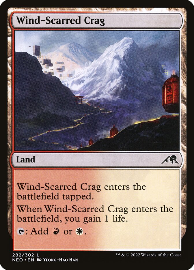 Penhasco Marcado pelo Vento / Wind-Scarred Crag - Magic: The Gathering - MoxLand