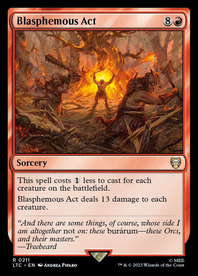Ato Blasfemo / Blasphemous Act - Magic: The Gathering - MoxLand
