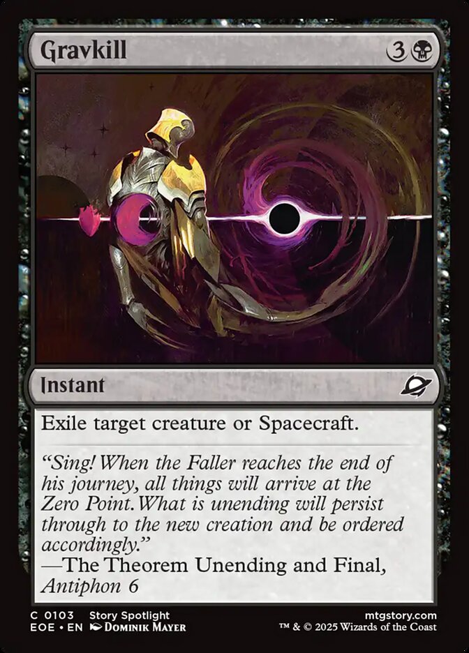 Morte Gravitacional / Gravkill - Magic: The Gathering - MoxLand