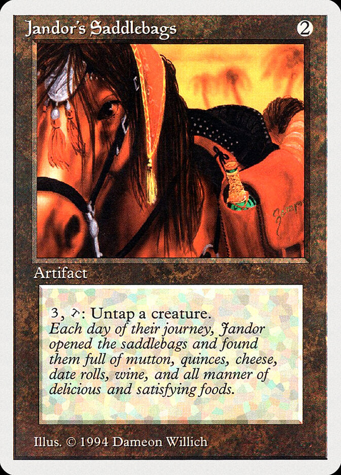 Alforjes de Jandor / Jandor's Saddlebags - Magic: The Gathering - MoxLand