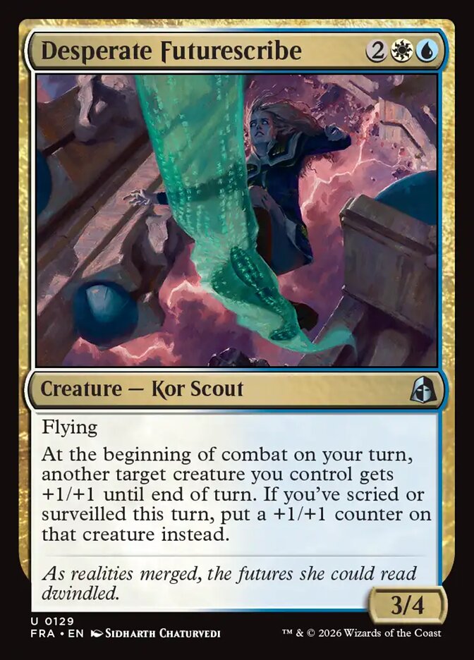 Desperate Futurescribe - Magic: The Gathering - MoxLand