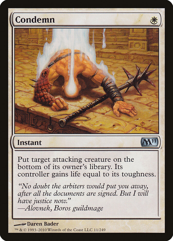 Condenar / Condemn - Magic: The Gathering - MoxLand