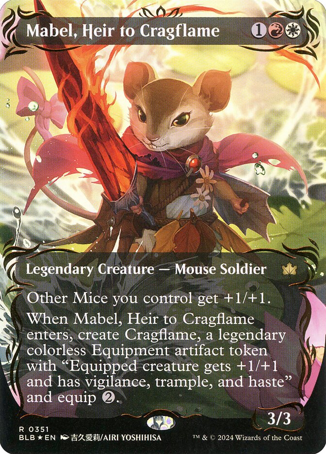 Mabel, Herdeira da Petroflama / Mabel, Heir to Cragflame - Magic: The Gathering - MoxLand