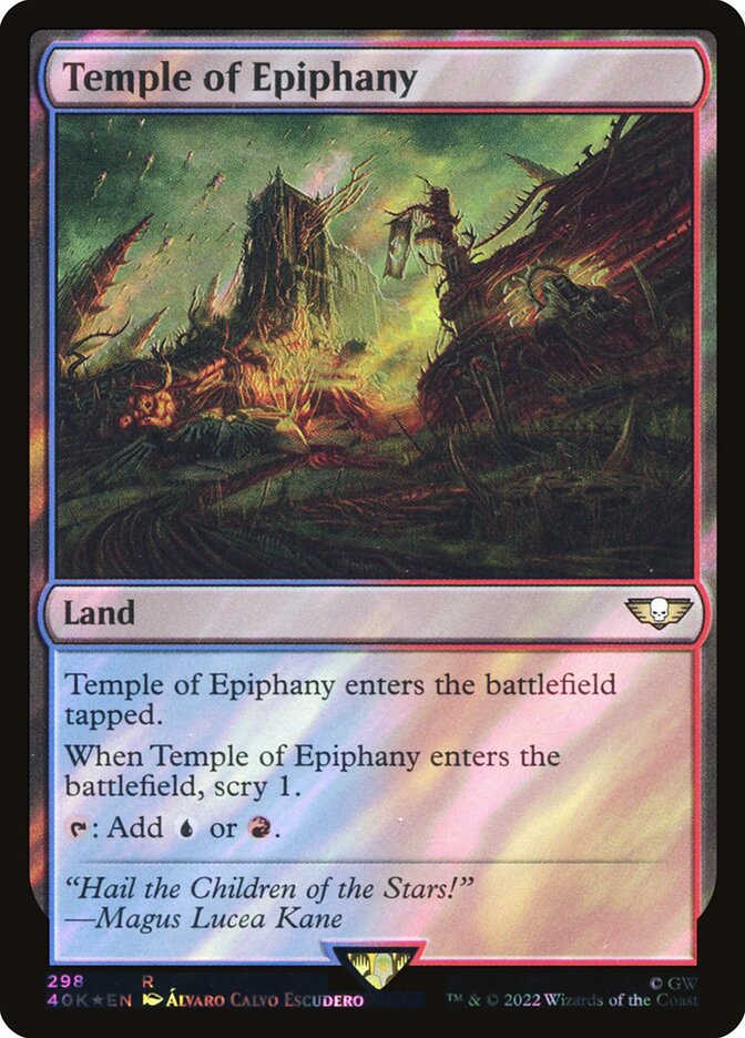 Templo da Epifania / Temple of Epiphany - Magic: The Gathering - MoxLand