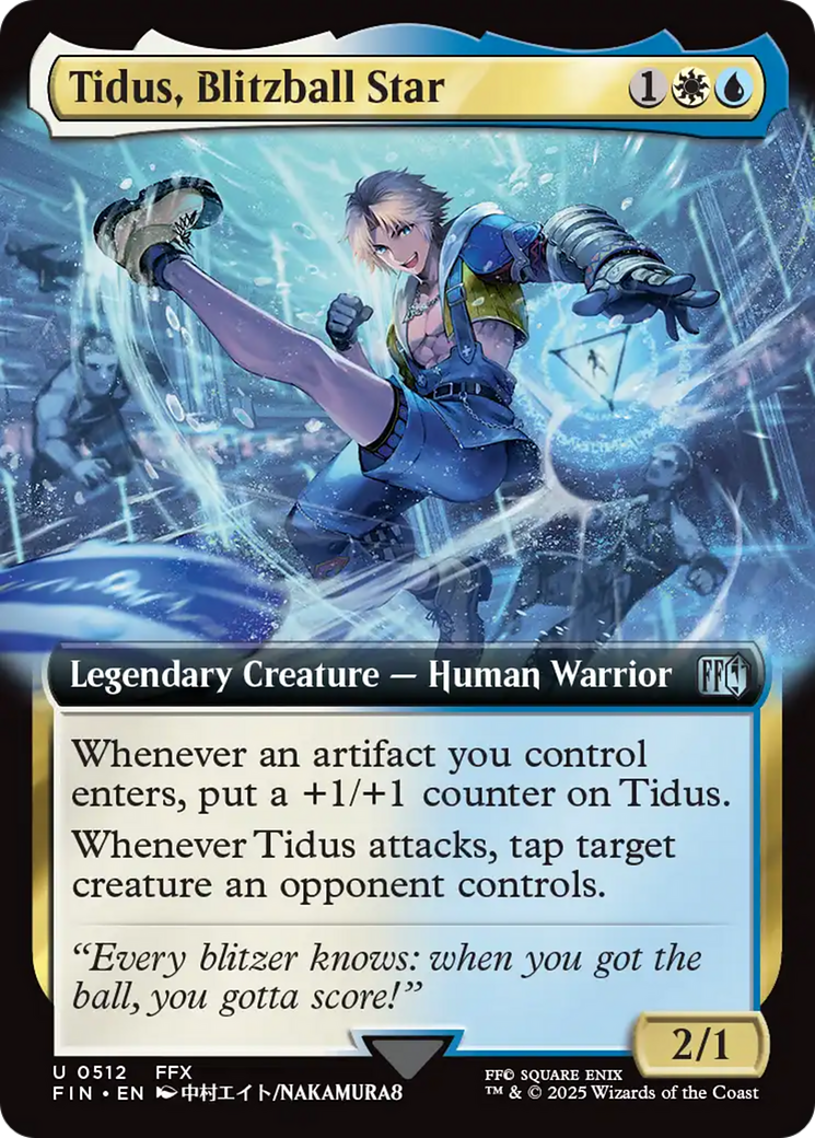 Tidus, Estrela do Blitzbol / Tidus, Blitzball Star - Magic: The Gathering - MoxLand