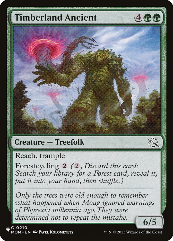 Ancião das Matas / Timberland Ancient - Magic: The Gathering - MoxLand