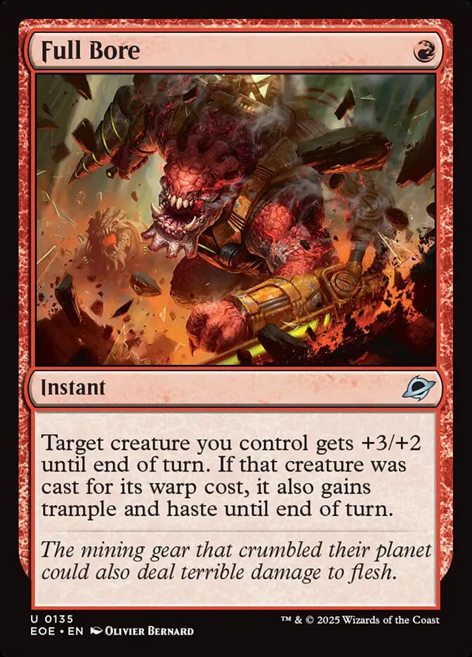 Perfuração Máxima / Full Bore - Magic: The Gathering - MoxLand