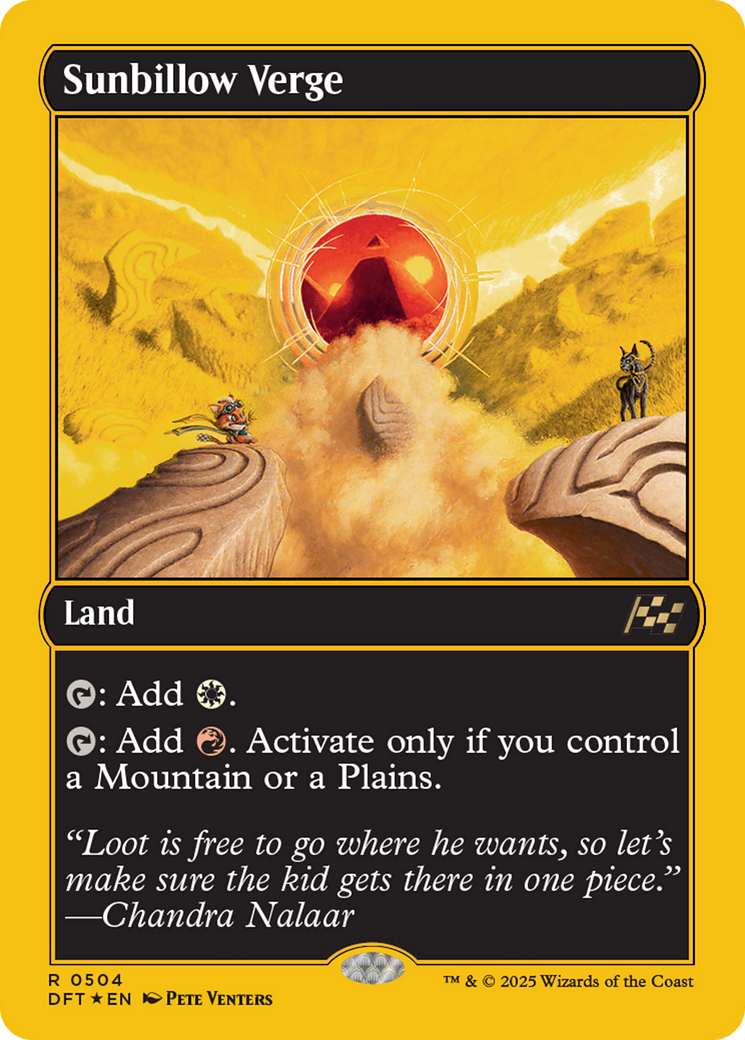Limiar de Areiasol / Sunbillow Verge - Magic: The Gathering - MoxLand