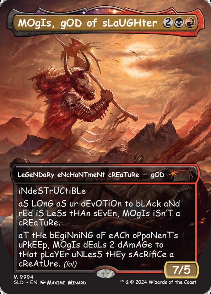 Mogis, Deus da Matança / Mogis, God of Slaughter - Magic: The Gathering - MoxLand