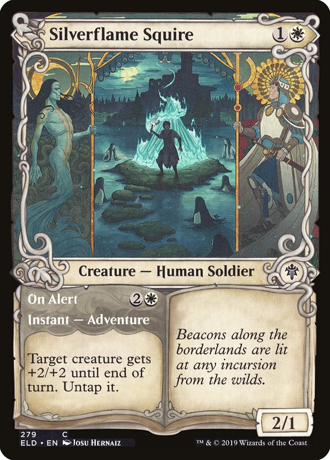 Escudeiro da Chama Argêntea / Silverflame Squire - Magic: The Gathering - MoxLand
