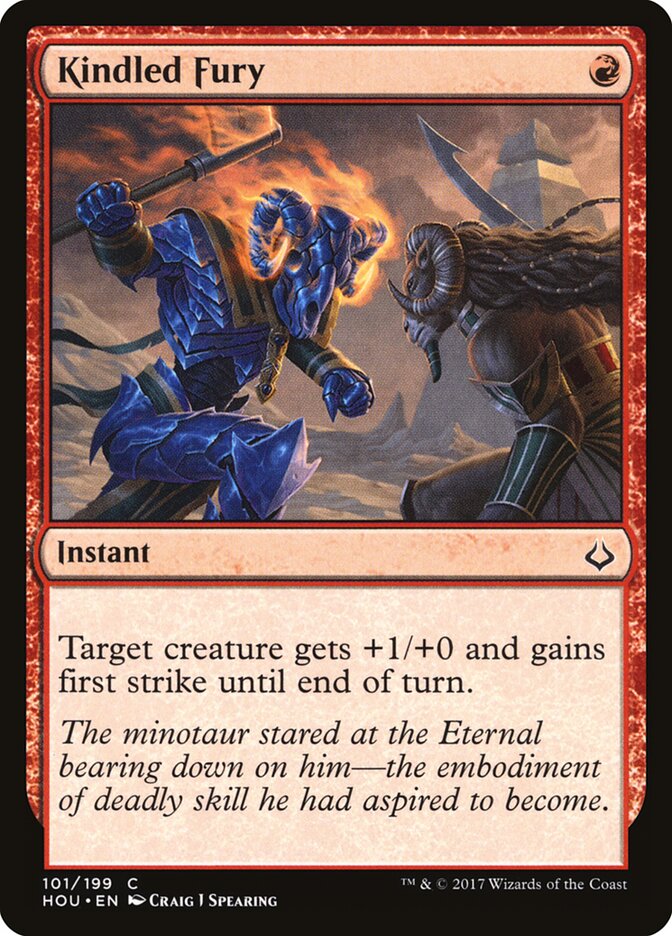 Fúria Inflamada / Kindled Fury - Magic: The Gathering - MoxLand