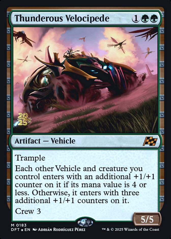 Thunderous Velocipede - Magic: The Gathering - MoxLand