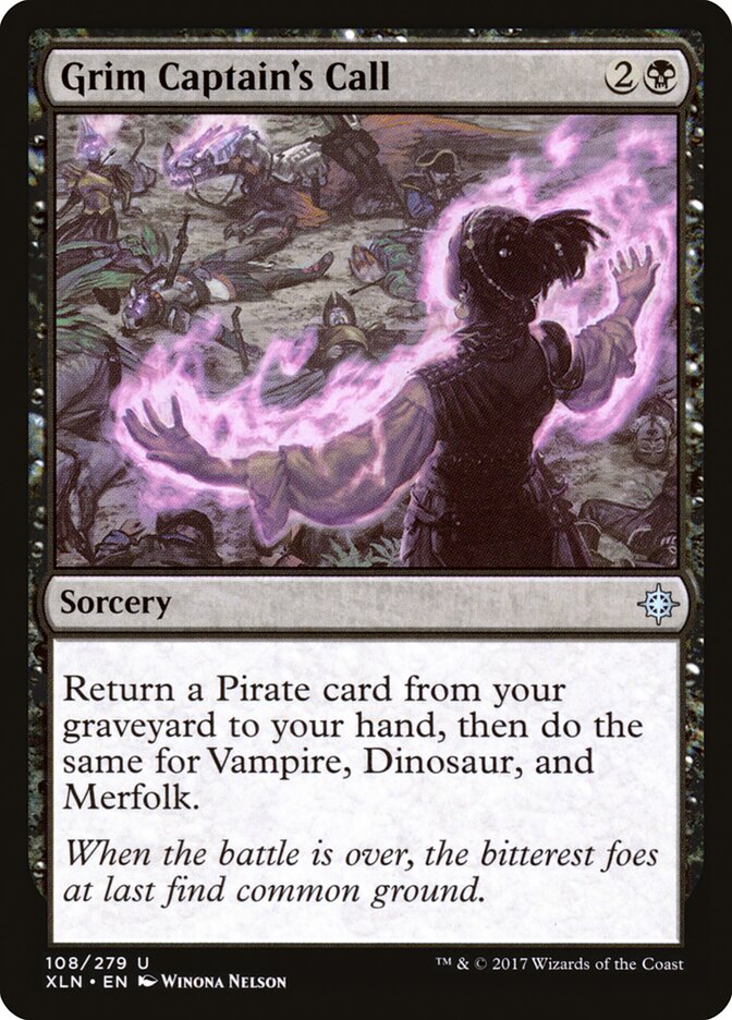 Chamado da Capitã Sinistra / Grim Captain's Call - Magic: The Gathering - MoxLand
