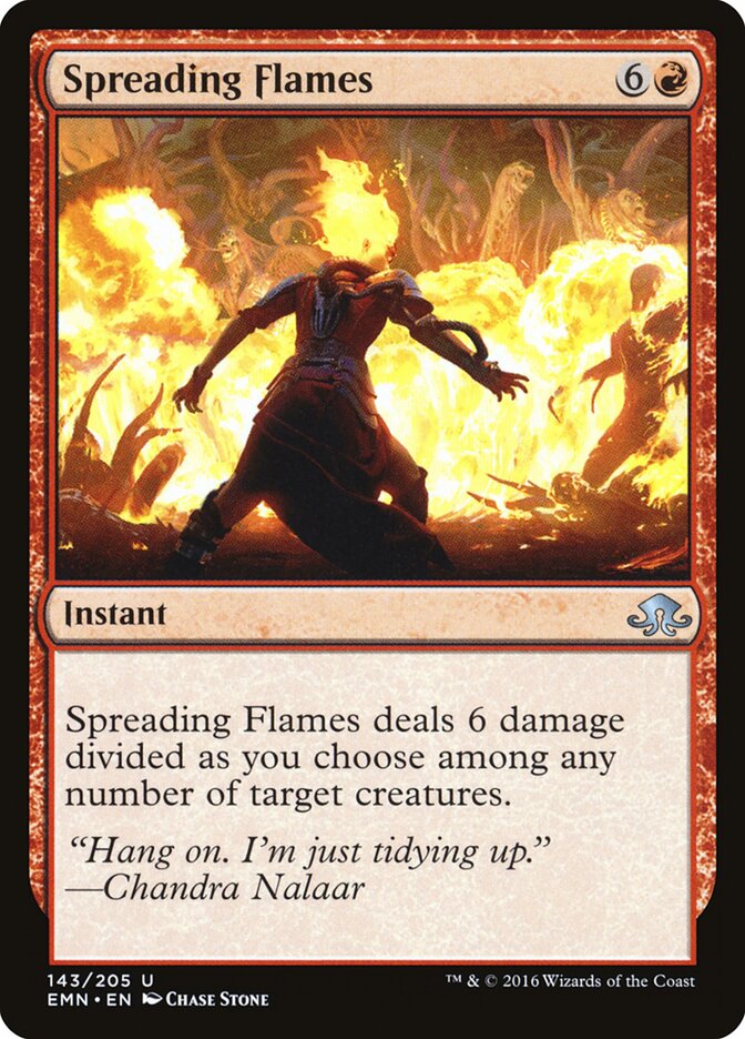 Chamas Esparsas / Spreading Flames - Magic: The Gathering - MoxLand